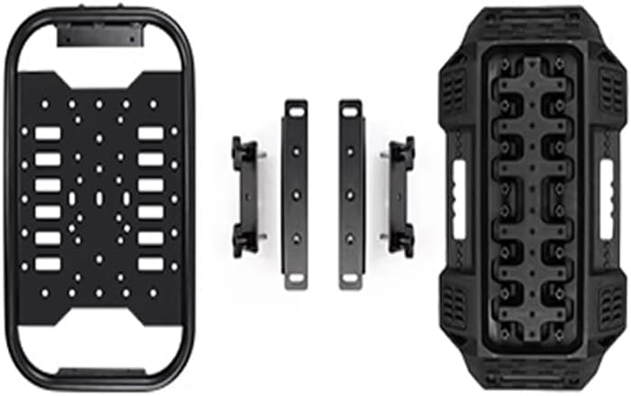 Offroad Traction Boards Emergency Tire Tracks Mats,for Suzuki Jimny 4-Door 2023 2024 2025,Exterior Window Extension Frame Escape Board Recovery Boards Tire Traction Mats (Black)