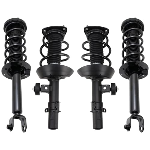 Image of TRQ Front and Rear Strut & Coil Spring Assembly Set Driver & Passenger Sides Compatible with 13-17 Honda Accord