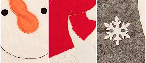 Heshifeng. Party & Accessories Christmas Snowman Santa Deer Toilet Seat Cover And Rug Set Red Christmas Decorations Bathroom (Snowman Style 2) #TOP4