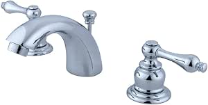 Kingston Brass KB971B Victorian Widespread Bathroom Faucet, 8-Inch...