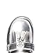 RED WAGON Mocasines con Flecos Niñas, Plateado (Silver), 34.5 EU