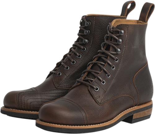 Image of Rokker Urban Rebel Motorcycle Boots Brown 46