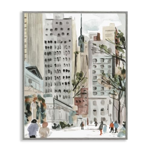 Urban Cityscape Architecture Travel, 24 x 30 Inch Framed Giclée Print