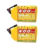 CNHL Pizza Series 600mAh 120C 6S Lipo Battery 22.2V with XT30 Plug for FPV Racing RC Quadcopter Helicopter Airplane Drone(2 Packs)