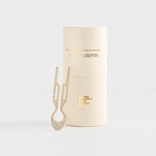 Nº1 HAIRPIN Steel - Crystals - Fiona Franchimon (Yellow Gold)
