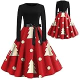 【Anwendbare Anlässe: Weihnachten Retro Cocktail Party Kleid, ist eine Cocktail Party, Kostüm, Abend Party, Abschlussball, Geburtstag, Tee Party, täglich, Datierung, Picknick, Bankett, Garten, Brautjungfer, Hochzeitsgäste, Klassentreffen, andere semi-formale oder formelle Anlässe gute Wahl.