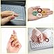 Akupressur Ring Set, 10 Stück Massageringe für Finger Akupressurring, Massage Ring für Stress Reduzierstück und Förderung der Durchblutung, Fingermassage oder Zehenmassage