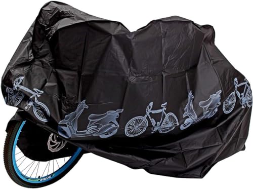eoocvt Bike Cover Waterproof Dustproof Cover for Indoor and Outdoor Use - Black