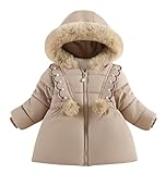 veste kaki fille 12 ans Parka épaisse pour fille, Grâce à sa doublure en polaire isolante, ce manteau assure une isolation optimale, bloque le froid et retient la chaleur