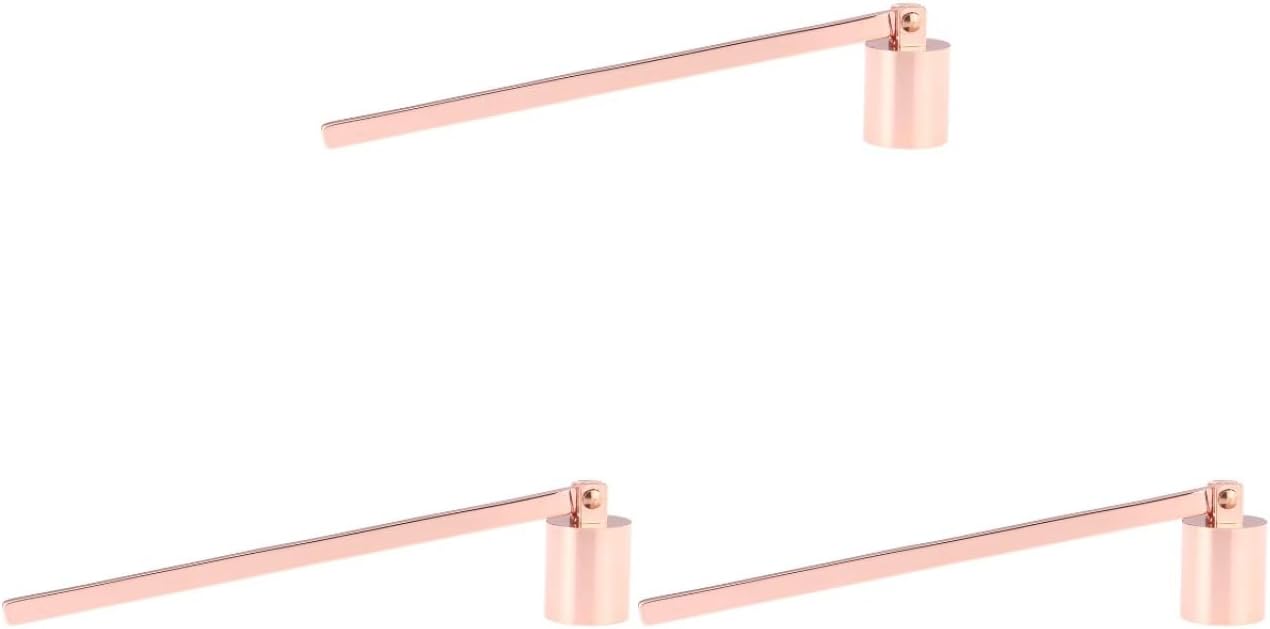 3pcs Candle Extinguishing Set Wick Snuffer Wick Trimmer Dipper Candle Accessories for Home Use