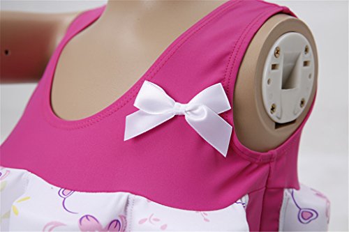 Image of Toddler Kids One-Piece Float Swimsuit with Adjustable Buoyancy UPF 50+ Sun Protection for Beach Pool Boys Girls