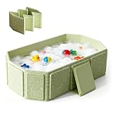 Peu encombrant et flexible : après utilisation, la baignoire pliable pour enfants se replie de manière compacte. Le matériau flexible permet d'économiser de l'espace et peut être facilement rangé n'importe où. La baignoire pour enfants s'adapte parfaitement aux petits espaces.