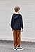 Arshiner Boys Clothes Long Sleeve Black Sweatshirt and Casual Pants Fashion Sweat Suits For Boys Black & Brown 6-7Y