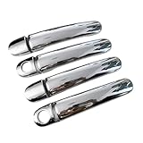 Compatible For VW Golf 4 Jetta4 Mk4 Passat B5 Chrome Door Handle Bowl Protective Covering Cover Trim Car Accessories(Style 2)
