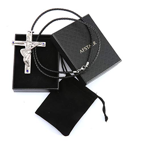 AFSTALR Johnny Hallyday Collier Femme Homme Argent Pendentif Croix Guitare en Acier Inoxydable Cadeau Souvenir Fan- JH Signature Design JH12 – vue 6