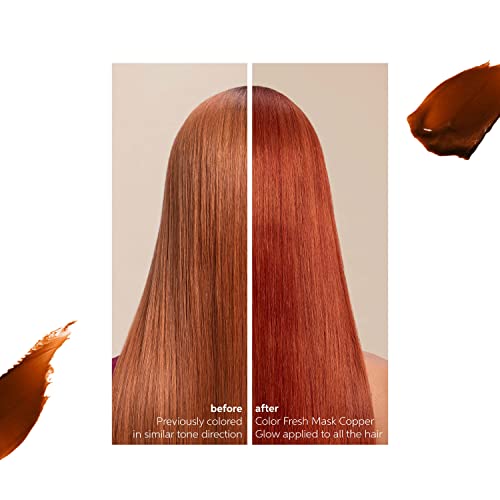 Wella Professionals Color Fresh Mask Mascarilla de color Coloración temporal Revive el color del cabello Hidratante Tono Copper Glow 150ml