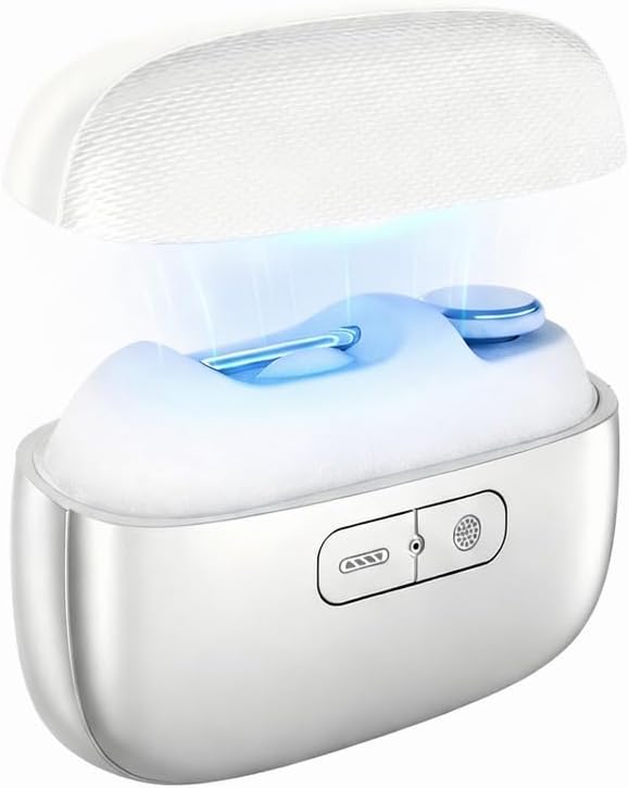 Electric Nail Clipper Trimmer with Magnetic Cover, Strong 3-in-1 Trimming Power, Rechargeable Electric Nail Toenail Clippers for Seniors, Adults & Kids (White)