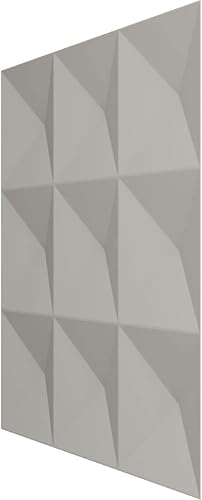 Miniatura 4 de Ekena Millwork 19 58 pulgadas de ancho x 19 58 pulgadas de alto Benson EnduraWall Panel decorativo de pared 3D, aluminio (cubre 2.67 pies cuadrados).