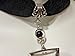 Sigil of Lucifer Silvertone Pendant on 13 to 15 inch Black Velvet Gothic Choker Witchy Halloween Satanic Necklace
