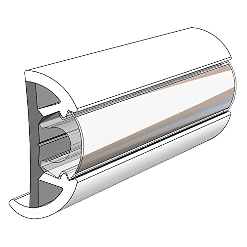 Taco Marine V11-9990Wcm60-2 Suproflex Rub Rail Kit - 60' X 2" X 29/32", Frosty White #TOP1