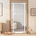 RAKU ペットゲート 猫 高さ190cm ハイタイプ 突っ張り式 3.5cm柵間隔 取付幅61.5-246cm選択可能 オートクローズ ウォールセーバー付き 前後90°開閉 脱出防止フェンス ベビーゲート 室内 玄関 階段 子供