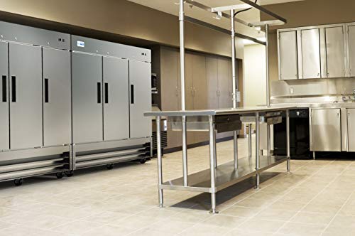 Koolmore 82" 3 Door Stainless Steel Upright Commercial Reach-In Freezer - 72 Cu. Ft, Model:rif-3D-Ss #TOP6