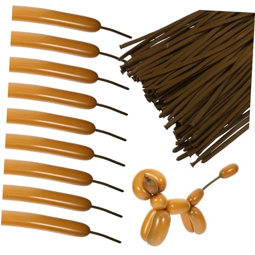 Toyvian 100 Palloncini Lunghi in Lattice Intrecciati per Festa e Decorazioni Compleanno Matrimonio, Set da 100 Pezzi per Creazioni Creative e Allestimenti Scenografici