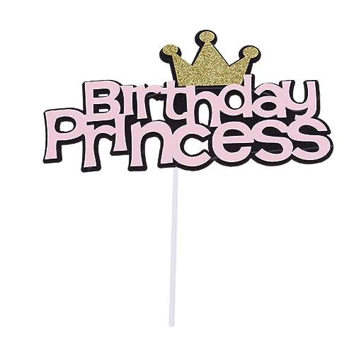 VILLCASE 6 Peças Toppers De Cupcake Toppers De Sobremesa De Aniversário Palhetas De Frutas De Aniver