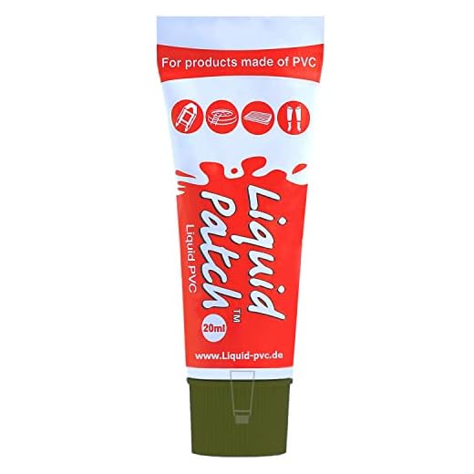 Liquid Patch Flüssiges PVC Flicken Reparatur Set Schlauchboot Kleber Olive