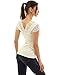 AmélieBoutik Women Floral Lace Trim V Neck Sleeveless Blouse Top(Off-White Small)
