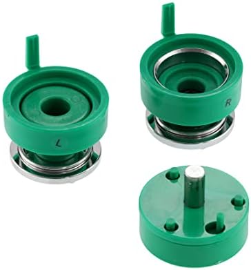 Dyna-Living Button Badge Maker Machine 25mm (0.98in) with Absorbable Mold DIY Pin Button Maker Press Machine Badge Punch Press with 100pcs Button Parts