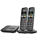 Produktbild Gigaset C570A Duo , 2 Schnurlose Telefone mit Anrufbeantworter , großes Farbdisplay , leichte Bedienbarkeit , großes Adressbuch , Ruhe vor anonymen Anrufen, schwarz