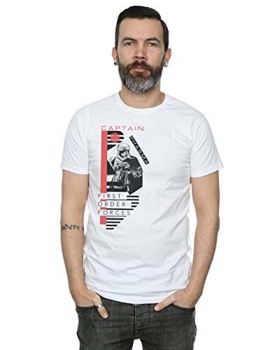 Star Wars Men's The Last Jedi Captain Phasma T-Shirt XX-Large White