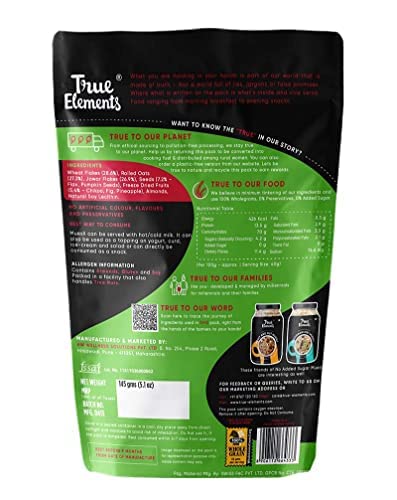 Image of True Elements No Added Sugar Muesli 145gm