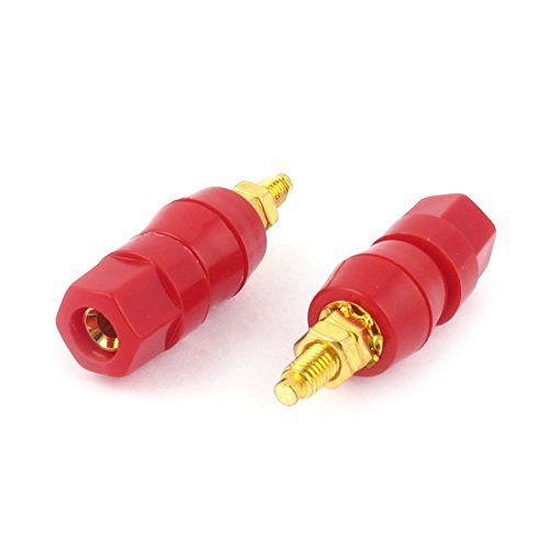 Conectores Binding Post Aexit Rojo 2 Piezas miniatura 1