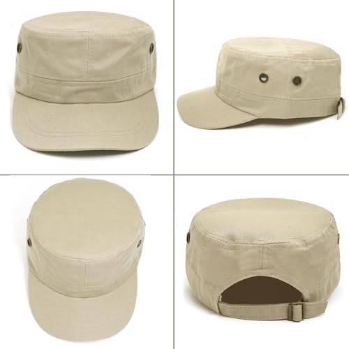 Image of Unisex Basic Cadet Army Caps Everyday Military Style Hat
