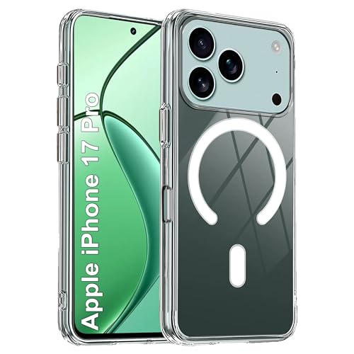 Image of Zapcase Back Case Cover for iPhone 17 Pro | Compatible for iPhone 17 Pro Back Cover | Compatible with Mag-Safe | Scratch-Resistant Back Cover | Clear