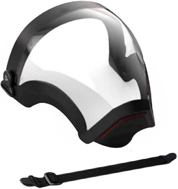 Face Shield Face Visor Cover Full Face Protective Shield Oil Splash Proof Anti-Fog Face Shield with Comfortable Sponge and Adjustable for Driving Running Transparent Edging