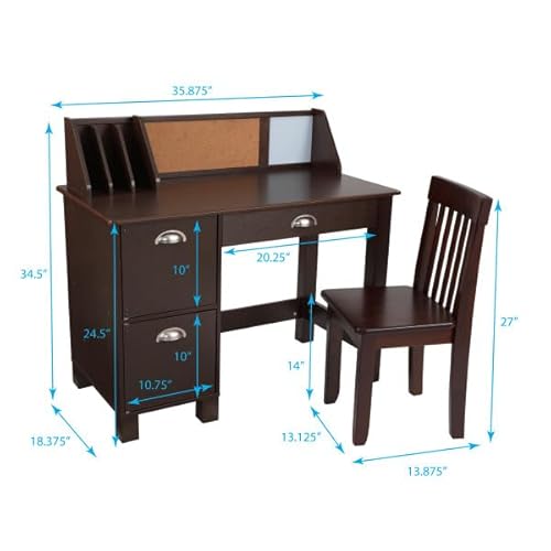 Kidkraft 26703 Wooden Study Desk With Chair thumb #2