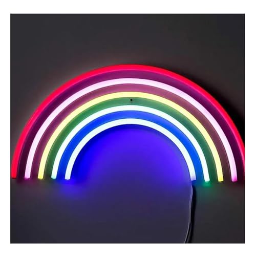Enseigne au néon en forme d'arc-en-ciel Neon-1, lampe LED décorative de table pour fête