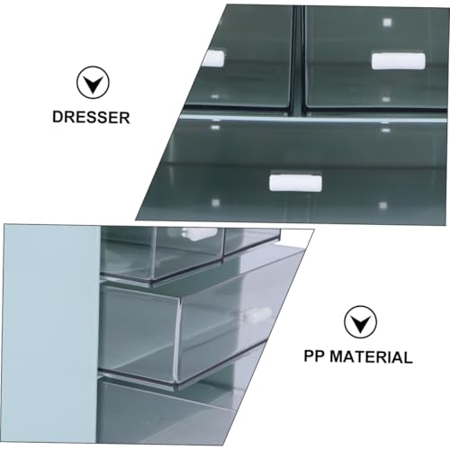 Boîte de rangement pour tiroir et bureau multifonctionnelle en plastique compact - 4