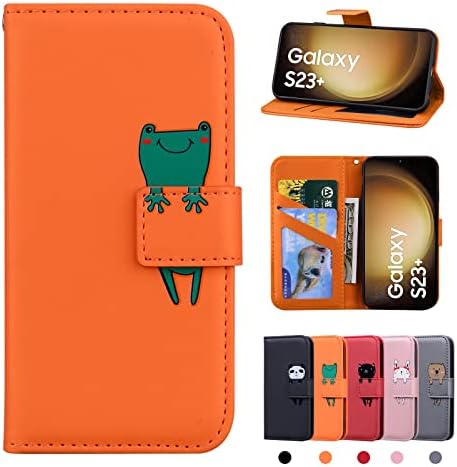 Rostsant Xiaomi Redmi Note 12 / Xiaomi Poco X5 Skórzane Etui Portfel Poco X5 Etui Ochronne do Xiaomi Poco X5 / Redmi Note 12 - Czerwony Kot