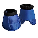 Leberna 2520D Horse Bell Boots No-Turn Horse Bell Boots, Equine Ballistic Hoof Overreach Bell Boots