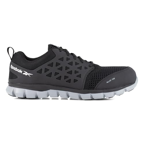 Reebok Work Men's Sublite Cushion Alloy Toe Comfort Athletic Shoe Black - 11 Wide by Reebok - Image 2