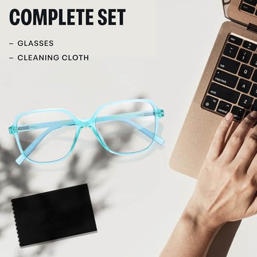 Image of miyya Blue Light Blocking Glasses for Women, Blue Light Glasses for Women Oversized Fashion Glasses