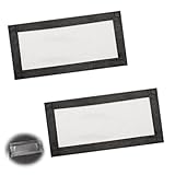 2 Stück Lüftungsgitter für Unterseite des Autositzes, für Modell Y Model 3, Anti-Diebstahl-Netz-Schutz für Luftauslass, Klimaanlage 25 x 11,8 cm