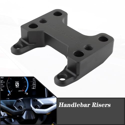 Rehausseurs de guidon noirs pour moto T-MAX 560 2022-2023 réduire fatigue dos fixations