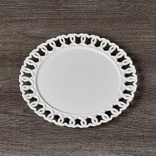 Henriette Piatto Torta in Porcellana Cuore D15687 DIAM. 30.5