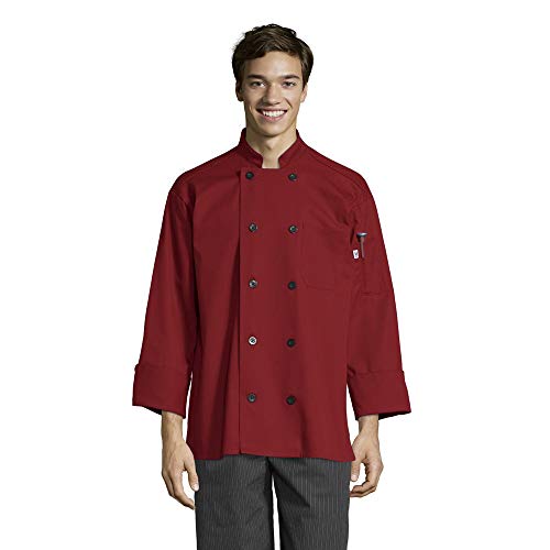 Uncommon Threads Chef Coat, Red, X-Large