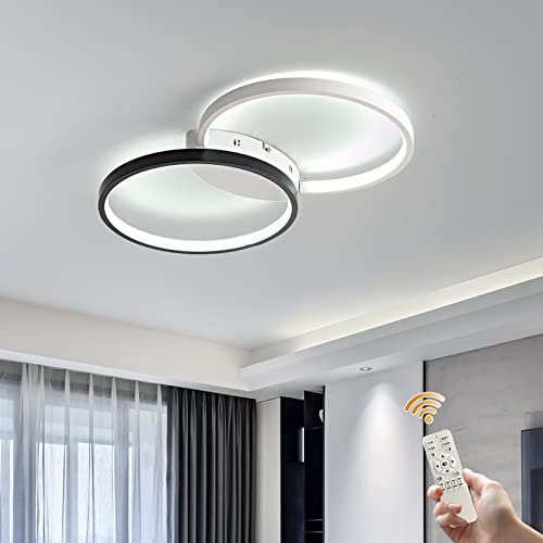 Plafonnier LED dimmable 2000 Lm rond pour éclairage de chambre - 2